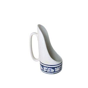 Candle Sconce w/ Handle Dedham Style USA Vintage Ceramic 91463